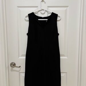 Ann Taylor sophisticated Black Sleeveless Midi Dress